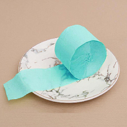 Крепированная лента 4,5 см х 25 м, бирюзовый