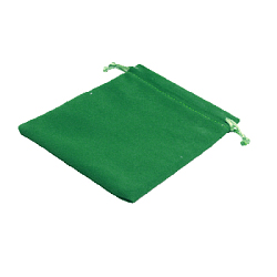 Мешочек замшевый (1) 15х20см, зеленый